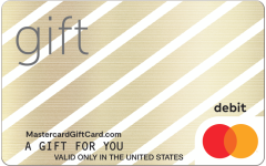 Gold Diagonal Gift Card