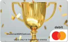 Gold Confetti Trophy