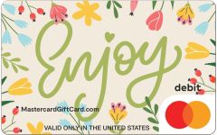Floral Enjoy Gift Card