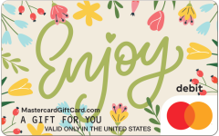 Floral Enjoy Gift Card