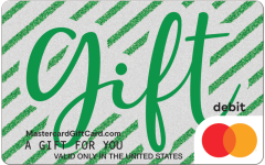 Emerald Glitter Stripes Gift Card