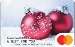 Snowy Ornaments Gift Card
