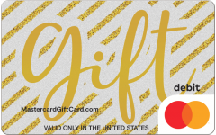 Glitter Stripes Gift Card