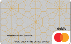 Hexagon Pattern Gift Card