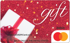 Red Sparkle Gift Card