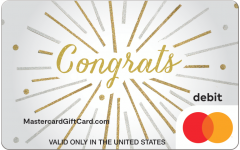 Congrats Burst Gift Card