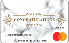 Congrats Marble Gift Card