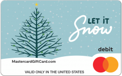 Snowy Conifer Gift Card