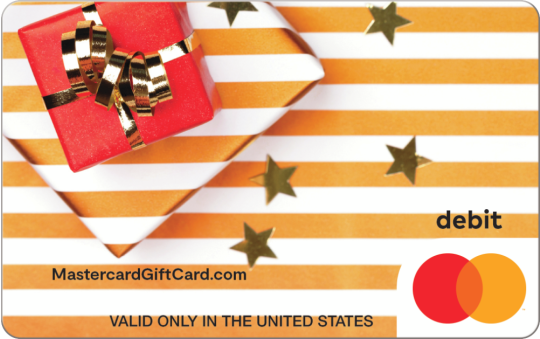 Orange Card 4枚　合計1万円分 Orange Stars and Stripes Gift Card | Mastercard Gift Card