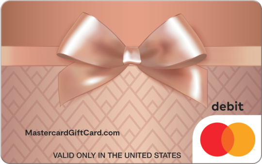 Rose Gold Lining Bow Gift Card | Mastercard Gift Card Rose Gold Lining Bow Gift Card | Mastercard Gift Card