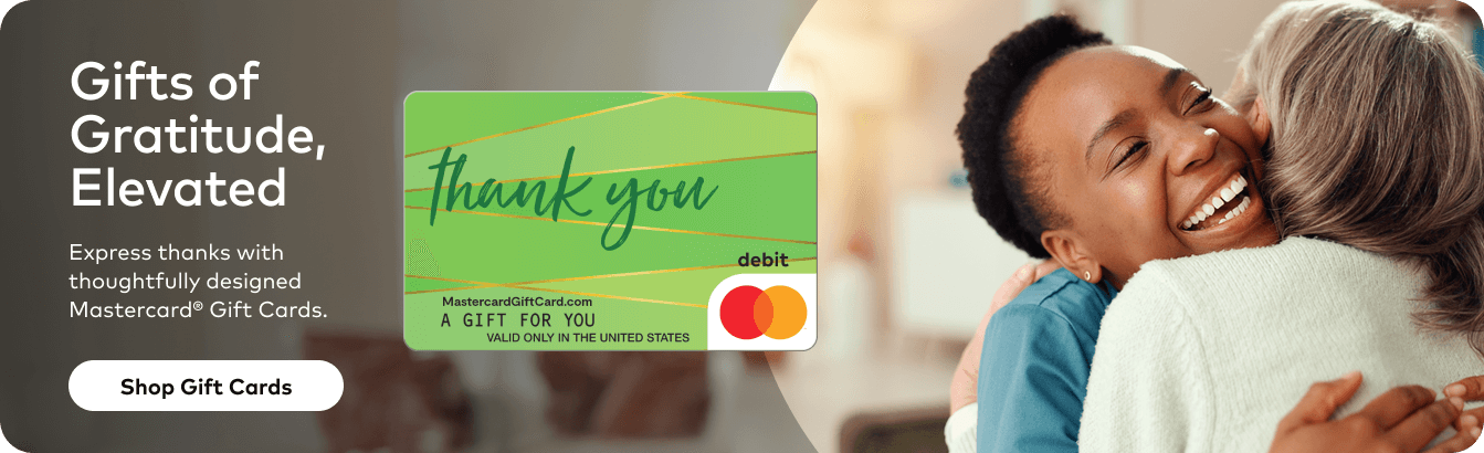 Main Hero Banner - Mastercard Thank You Gift Cards