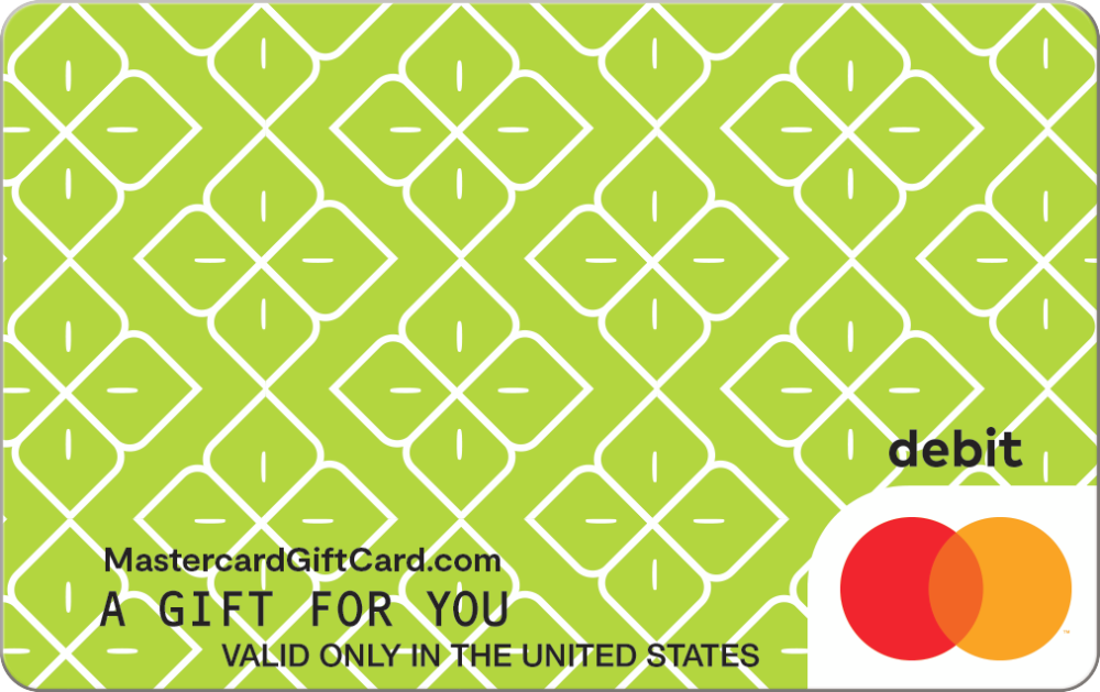 Featured Card 1 - Green Leaves Mastercard Gift Card