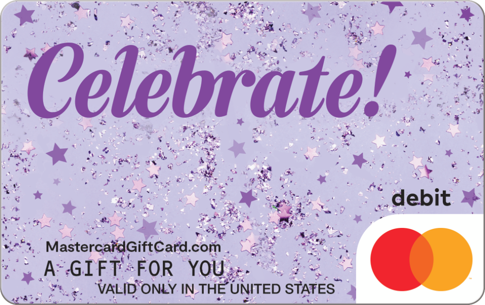 Featured Card 4 -Celebrate Stars Mastercard Gift Card