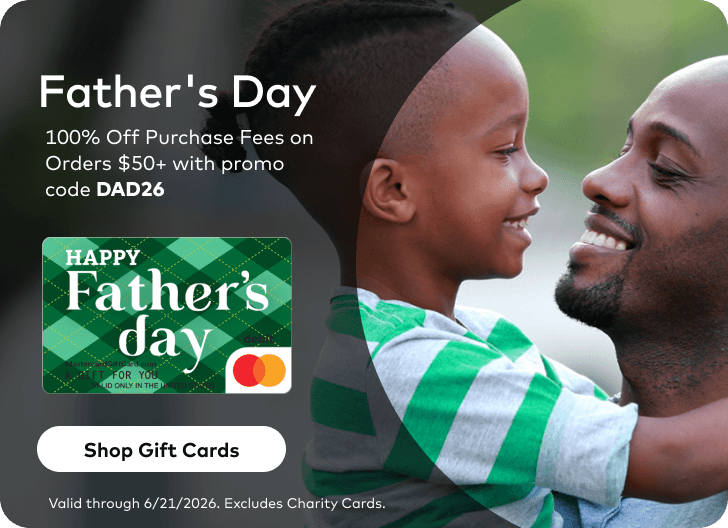 Main Hero Banner - Mastercard Father's Day Gift Cards
