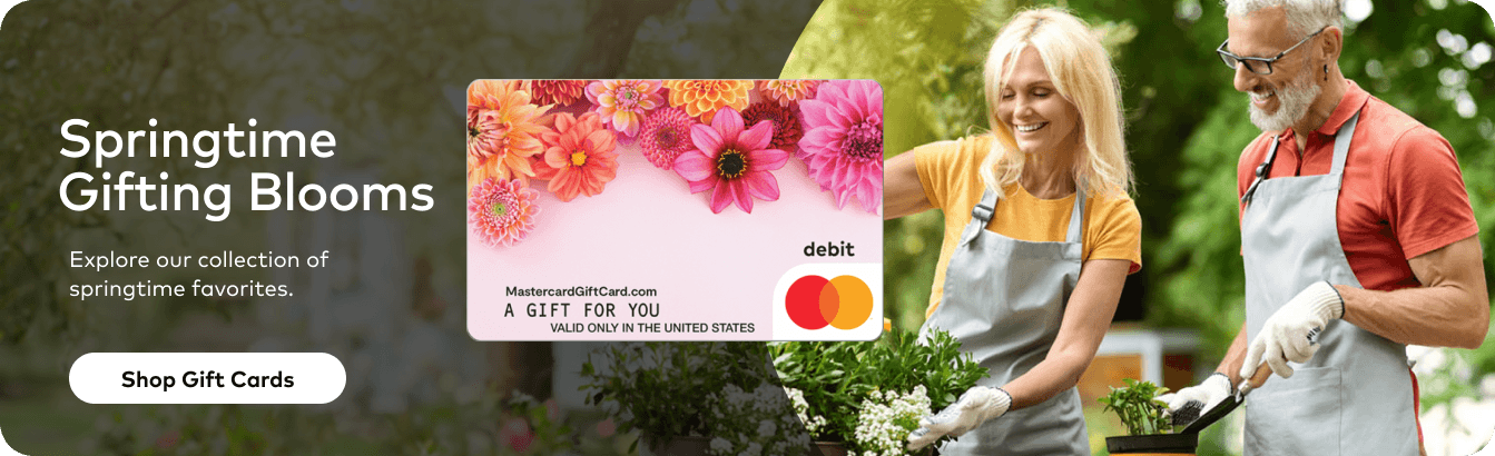 Main Hero Banner - Image for Springtime Mastercard Gift Cards