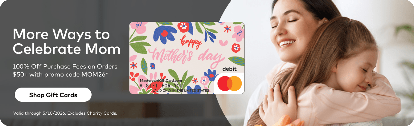 Main Hero Banner - Mastercard Mother's Day Gift Cards