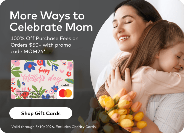 Main Hero Banner - Mastercard Mother's Day Gift Cards