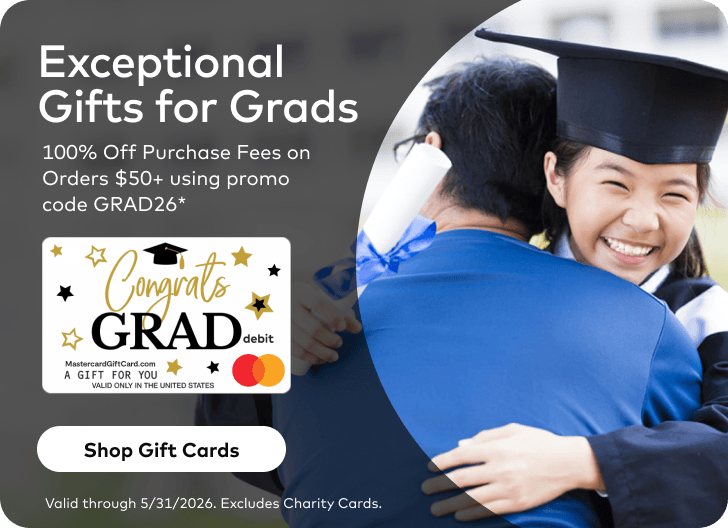 Main Hero Banner - Mastercard Graduation Gift Cards