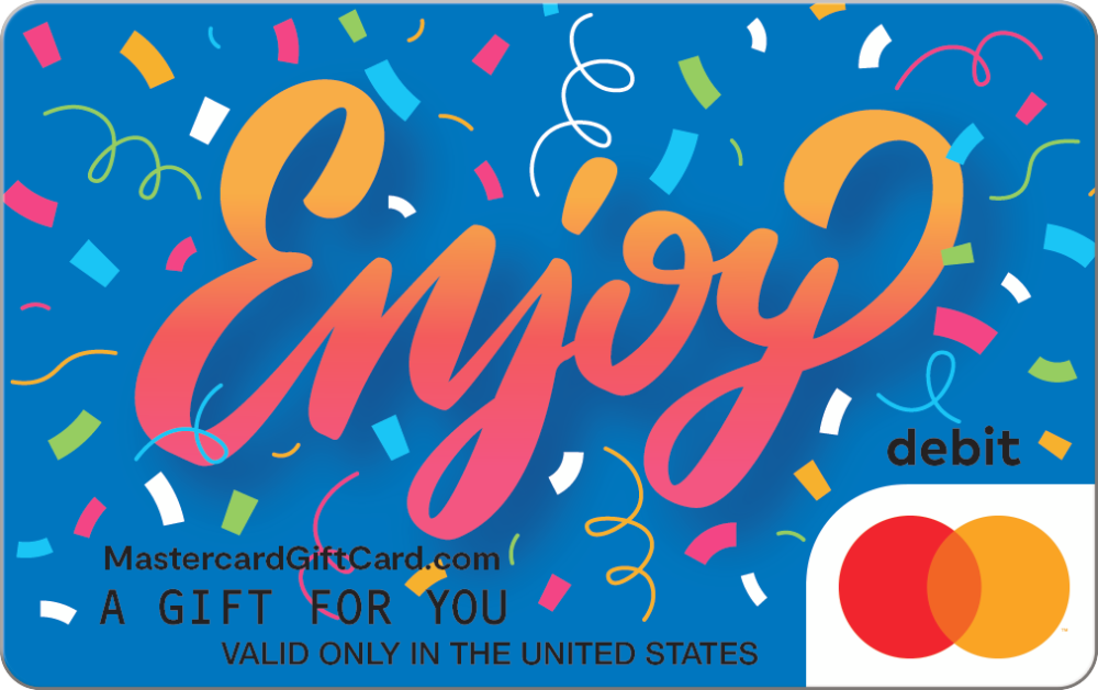 Featured Card 3 - Festive Enjoy Mastercard Gift Card