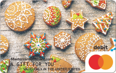 Mastercard Holiday Cookies Gift Card