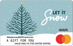Mastercard Snowy Conifer Gift Card