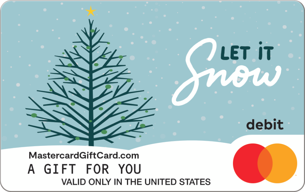 Featured Card 11 - Snowy Conifer Mastercard Gift Card