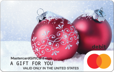 Snowy Ornaments Gift Card