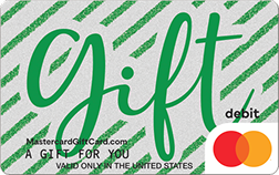 Emerald Glitter Stripes Gift Card