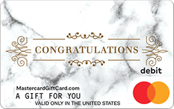 Congrats Marble Gift Card