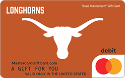 University Of Texas Gift Card