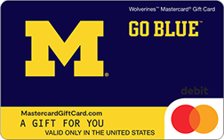University Of Michigan Gift Card
